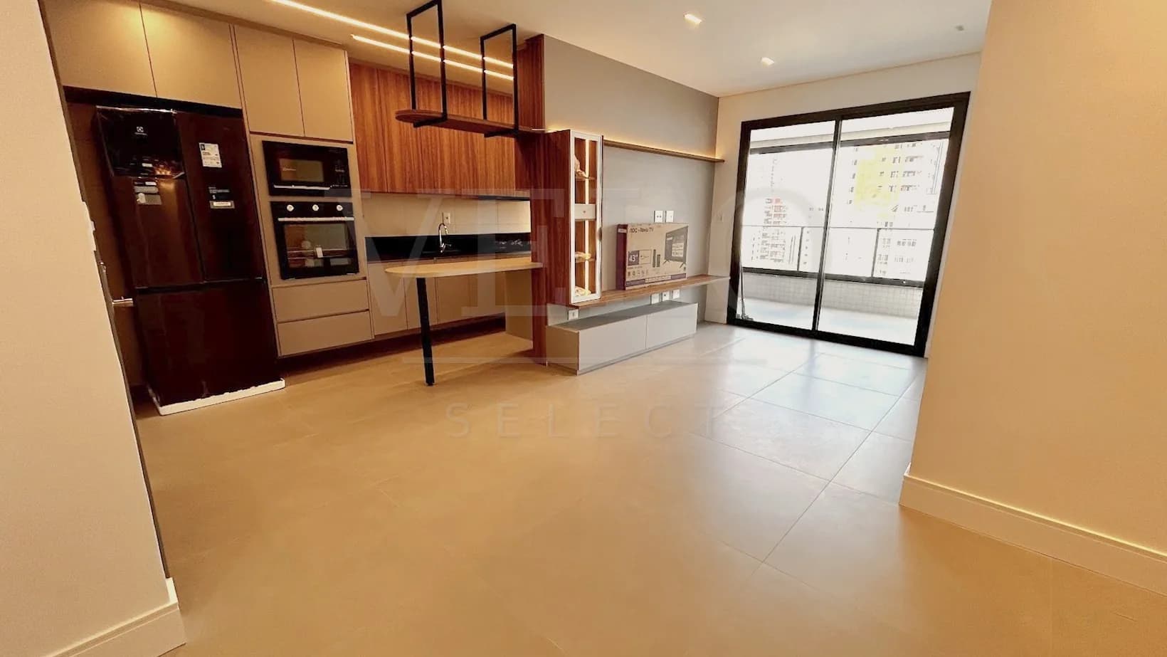 Apartamento de 84 m² com varanda gourmet no Gonzaga