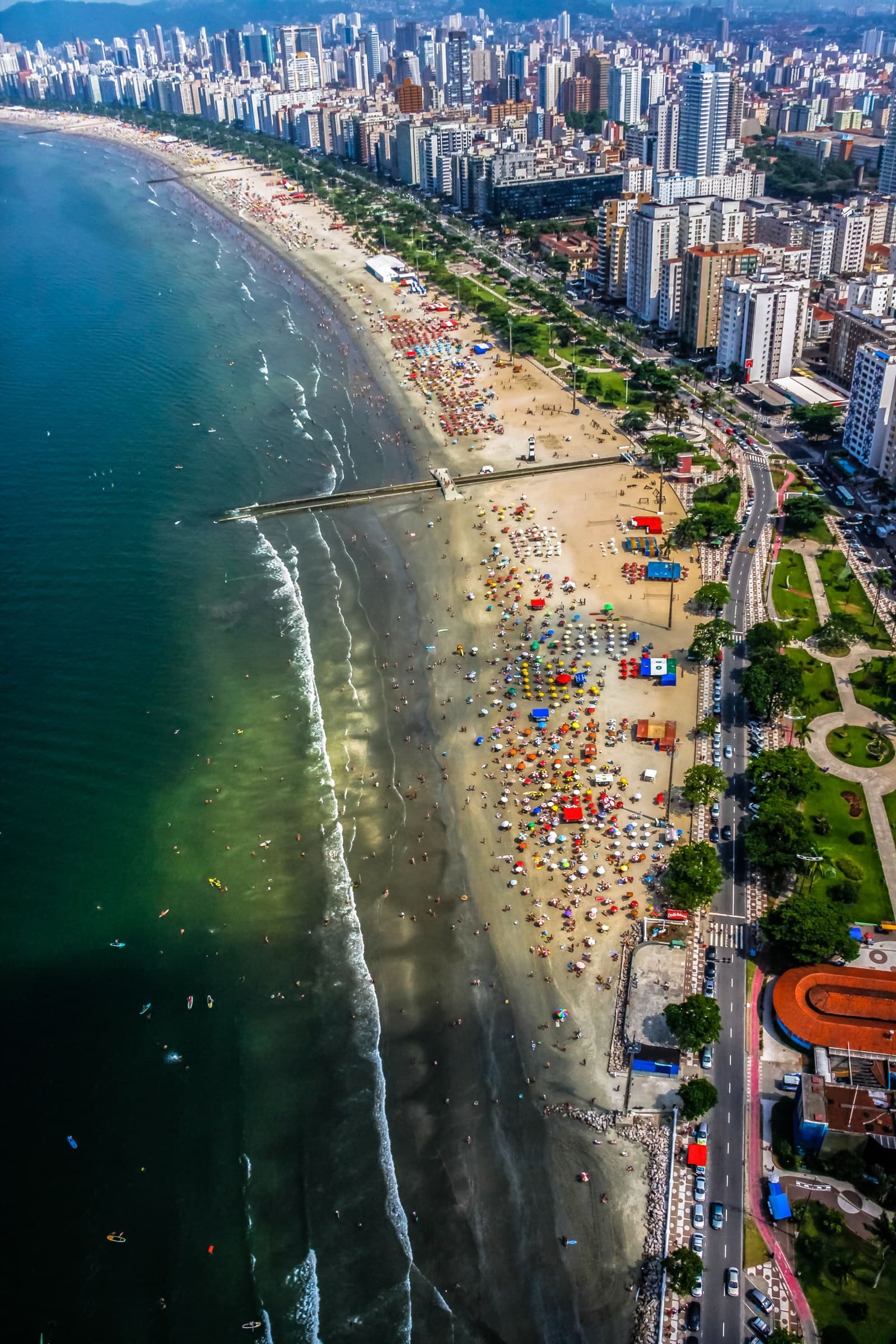 Praia do Boqueirão: a faixa de areia mais larga de Santos