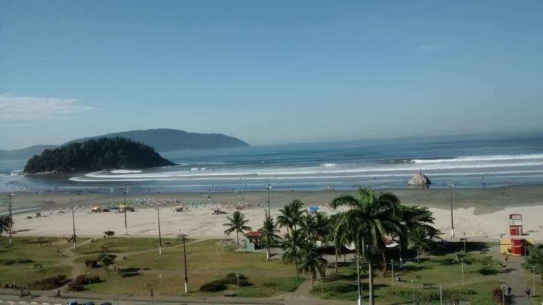 Praia do Itararé: onde Santos encosta em São Vicente